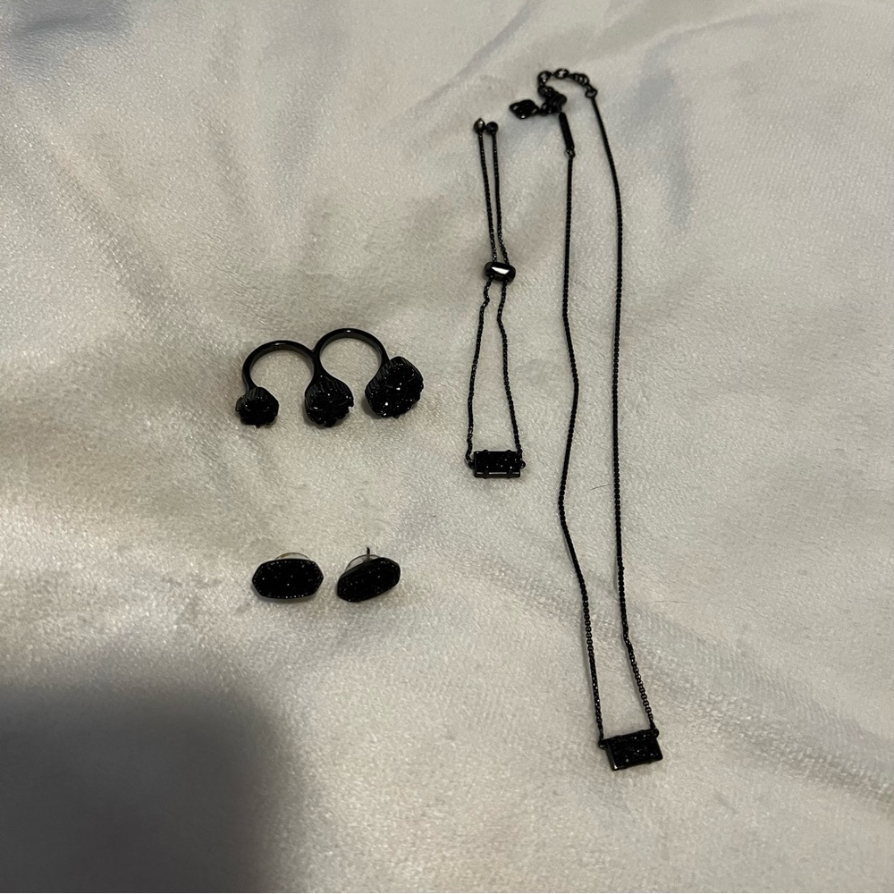 Kendra Scott gunmetal collection